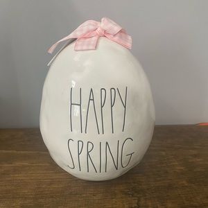 Rae Dunn happy spring egg